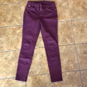 Cranberry Yoga Jeans